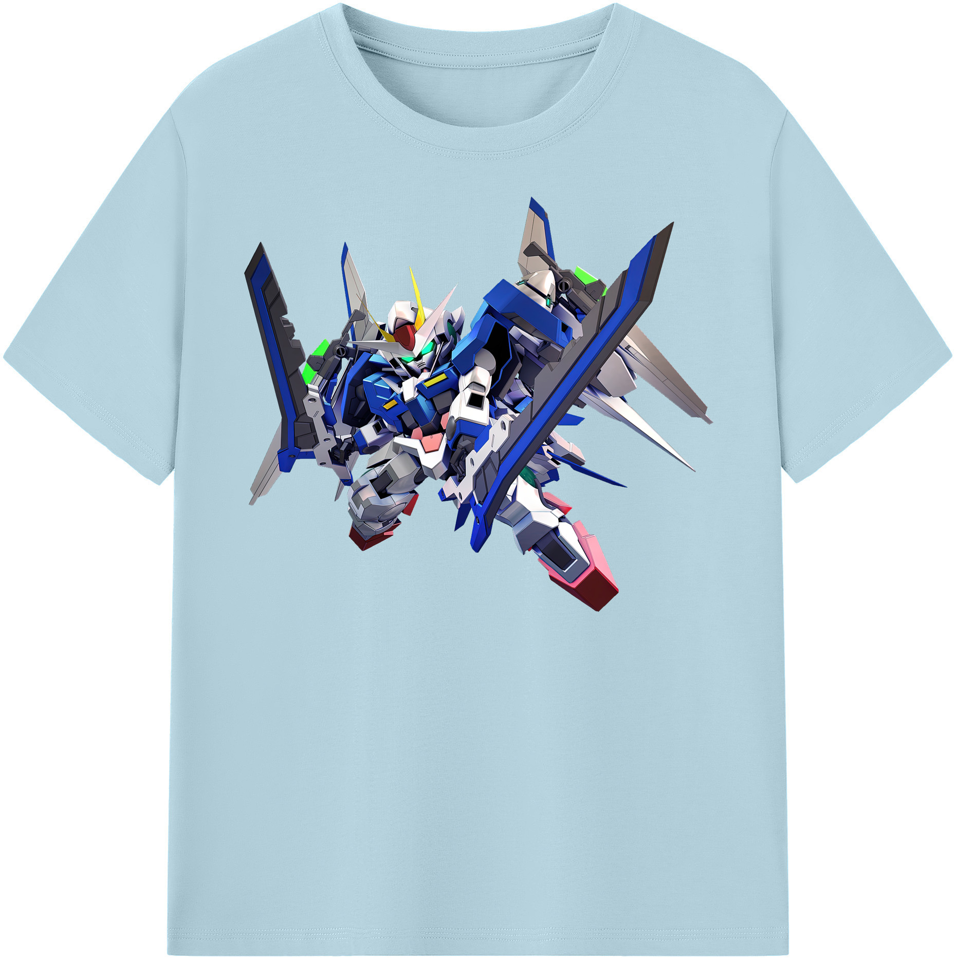 （画像用） 機動戦士ガンダム Mobile Suit Gundam 綿100％半袖Tシャツ（フロントプリント）